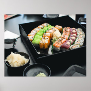Japans Sushi Bento Box Asian Food Poster