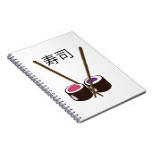 Japans Sushi Chopsticks Notitieboek (Rechterzijde)