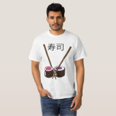 Japans Sushi Chopsticks T-shirt (Voorkant volledig)