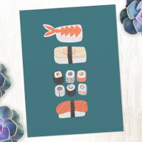 Japans Sushi Nigiri Maki Roll