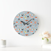 Japans Sushi Nigiri Maki Roll Pattern Grote Klok (Huis)