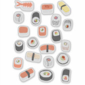 Japans Sushi Nigiri Maki Roll Sticker (Voorkant)