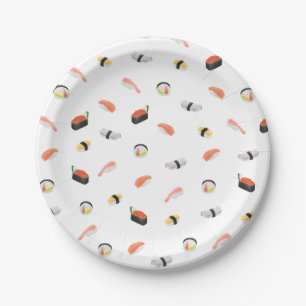 Japans Sushi Pattern Papieren Bordje