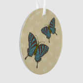 Japans Swallowtail Acryl Ornament (voorkant)