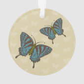 Japans Swallowtail Acryl Ornament (achterkant)