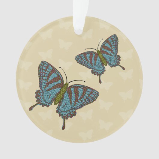 Japans Swallowtail Acryl Ornament (voorkant)