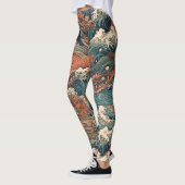 Japans Tattoo Art Zee Creatures Leggings (Links)