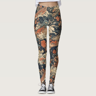 Japans Tattoo Art Zee Monsters Leggings