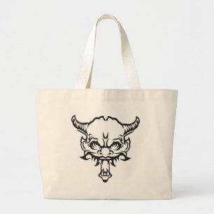 Japans Tattoo Oni Demon Grote Tote Bag