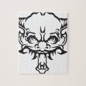 Japans Tattoo Oni Demon Legpuzzel (Verticaal)