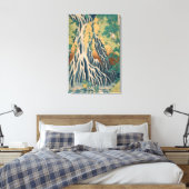 Japans tekencanvas afdrukken (Insitu (Slaapkamer))