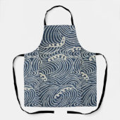 Japans textiel, golfpatroon Schort (Voorkant)