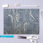  Japans textiel, golfpatroon Tissuepapier (Craft)