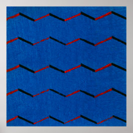 Japans Textiel Woodblock Print Poster