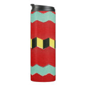 Japans Textiel Woodblock Print Thermosbeker (Geroteerd rechts)