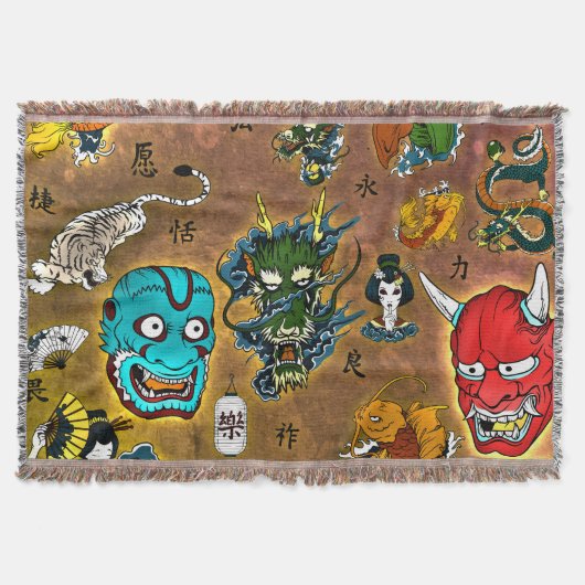 Japans thema deken (Voorkant)