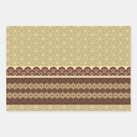 Japans thema patroon inpakpapier vel (Voorkant)