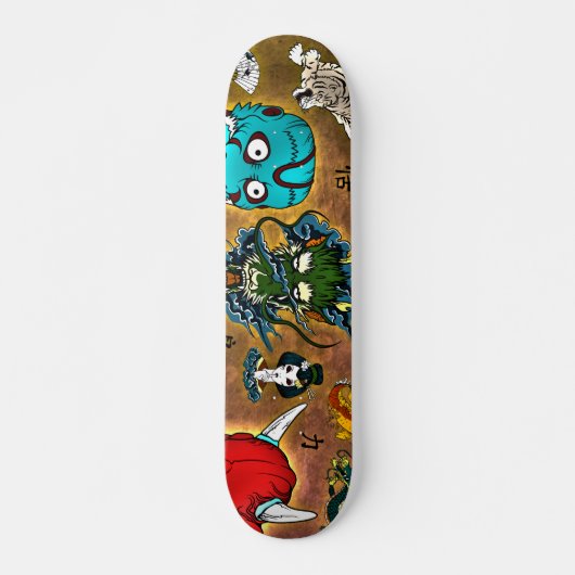 Japans thema skateboard (Voorkant)