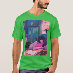 Japans tienermeisje Anime Manga Graphic Art Japa T-shirt
