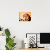 Japans tijgerbos Art Ukiyo-E Poster (Thuiskantoor)