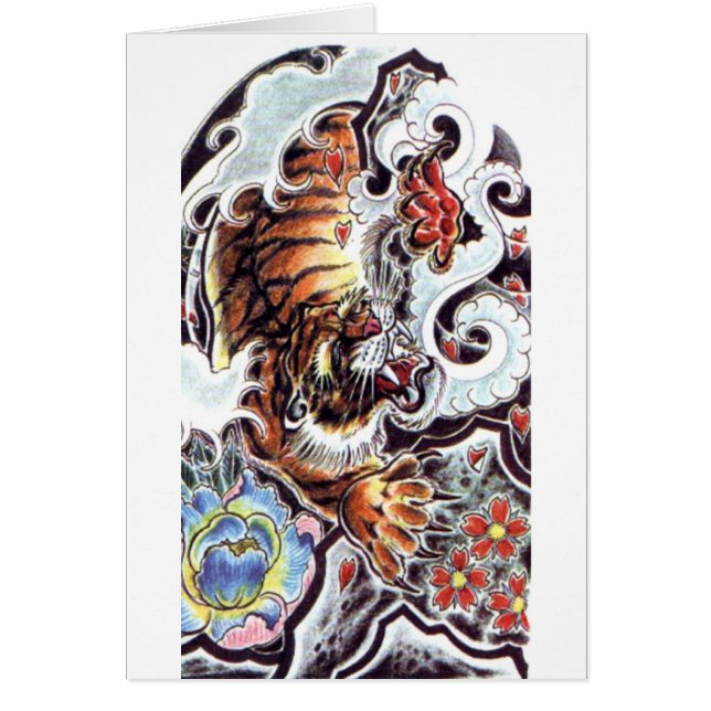 Japans tijgerTattoo (Voorkant)