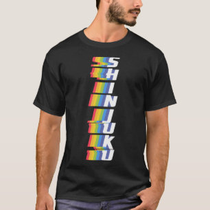 Japans Tokyo Shinjuku City Gay Pride Rainbow Col T-shirt