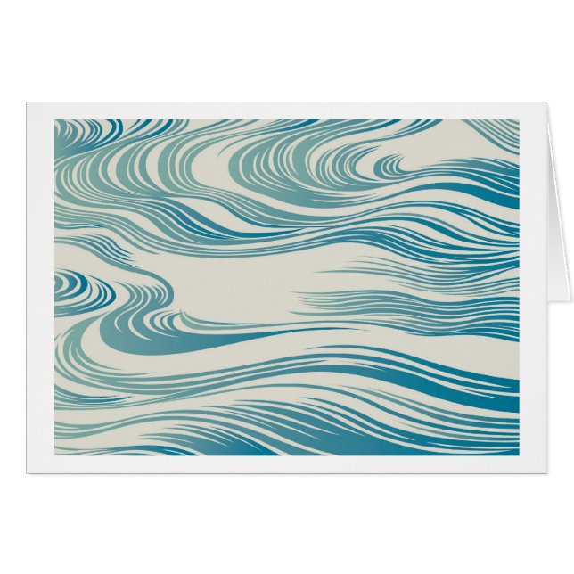 Japans traditioneel golfpatroon (Voorkant Horizontaal)