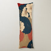 Japans traditioneel naadloos patroon lichaamskussen (Achterkant (Verticaal))