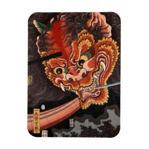 Japans Ukiyo-e Oni King Shutendoji Magneet