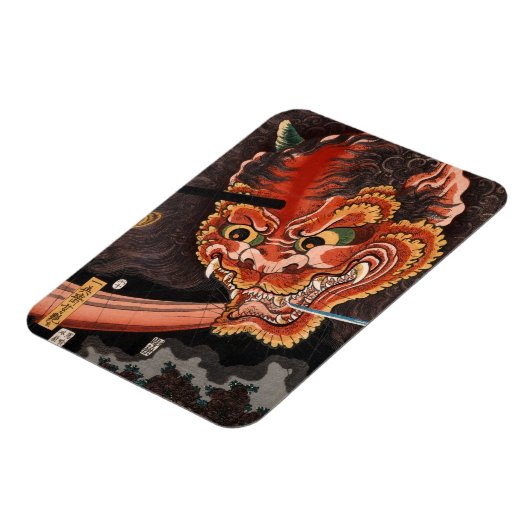 Japans Ukiyo-e Oni King Shutendoji Magneet (Linkerzijde)