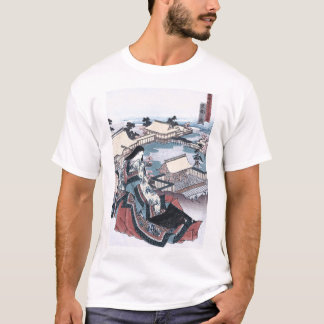 Japans Ukiyo-e Print met een Uitzicht van Kyoto T-shirt