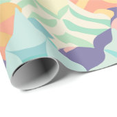 Japans Vector Pastel Aangepast Patroon Cadeaupapier (Rol Hoek)