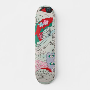 Japans ventilator op Waves  Patroon Skateboard