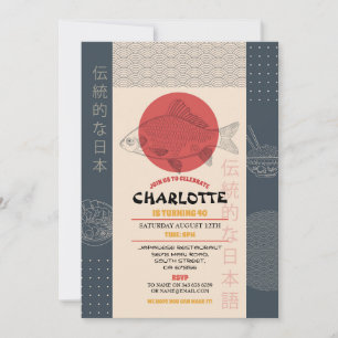 Japans Verjaardagsfeestrestaurant Take Away Aziati Kaart