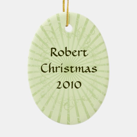  Japans versierend Keramisch Ornament (Achterkant)