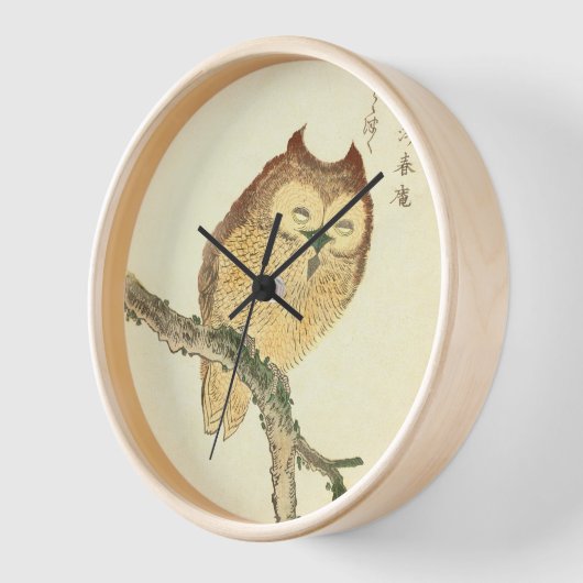 Japans vingerafdrukken | Owl op een bijkantoor (Hoek)