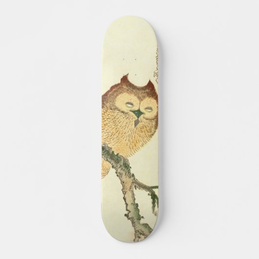 Japans vingerafdrukken | Owl op een bijkantoor Skateboard (Voorkant)