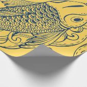 JAPANS VISGEEL CADEAUPAPIER (Hoek)