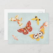  japans vlinders print briefkaart (Voorkant / Achterkant)