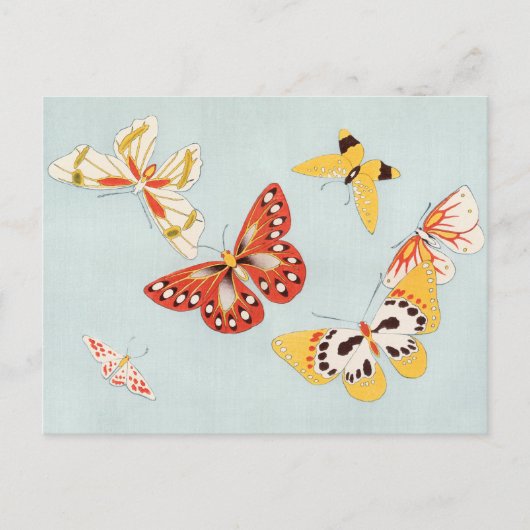  japans vlinders print briefkaart (Voorkant)