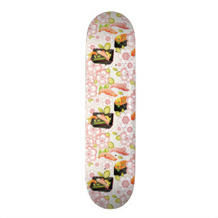 Japans voedsel: Sushi Pattern 2 Skateboard