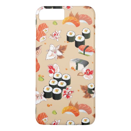 Japans voedsel: Sushi Pattern 3 Case-Mate iPhone Case (Achterkant)