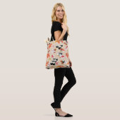 Japans voedsel: Sushi Pattern 3 Draagtas (Op model)