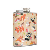 Japans voedsel: Sushi Pattern 3 Heupfles (Rechts)