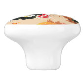 Japans voedsel: Sushi Pattern 3 Keramische Knop (Zijkant)