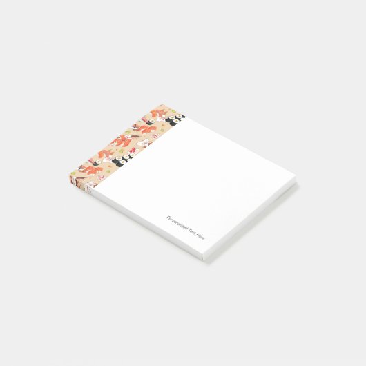 Japans voedsel: Sushi Pattern 3 Post-it® Notes (Schuin)