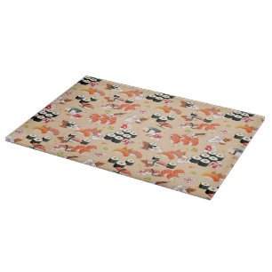 Japans voedsel: Sushi Pattern 3 Snijplank