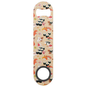 Japans voedsel: Sushi Pattern 3 Speed Flessenopener