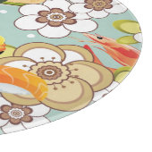 Japans voedsel: Sushi Pattern 4 Snijplank (Hoek)