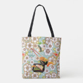 Japans voedsel: Sushi Pattern 4 Tote Bag (Achterkant)